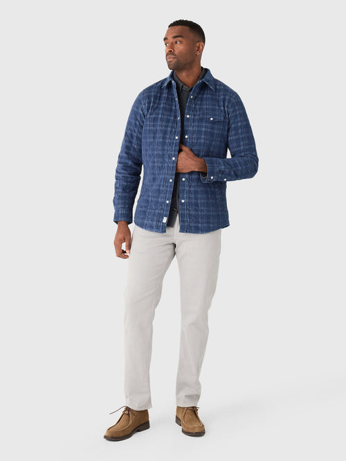 Criquet Men's Corduroy Quilted Shacket - Saint Bernard