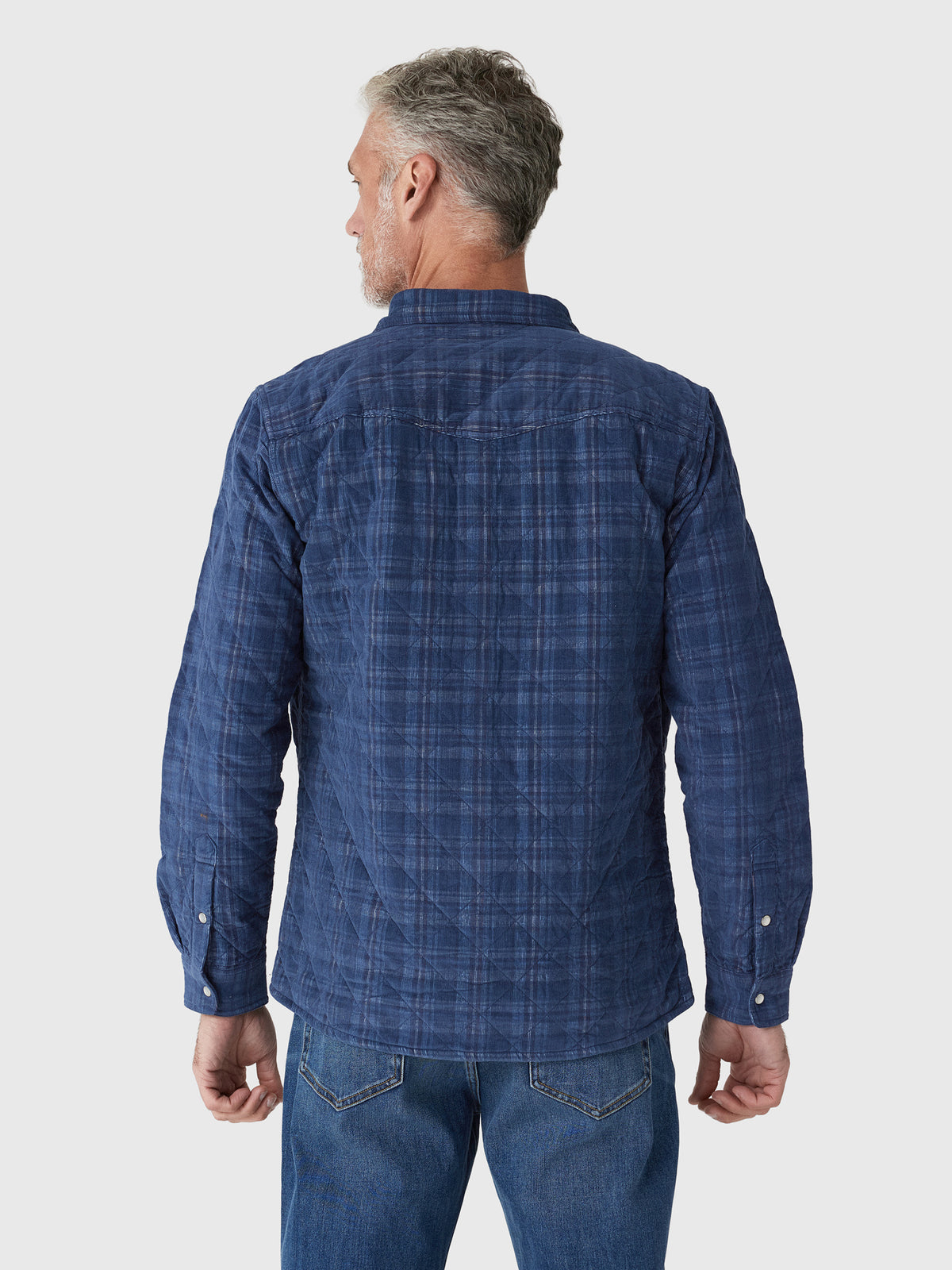 Criquet Men's Corduroy Quilted Shacket - Saint Bernard