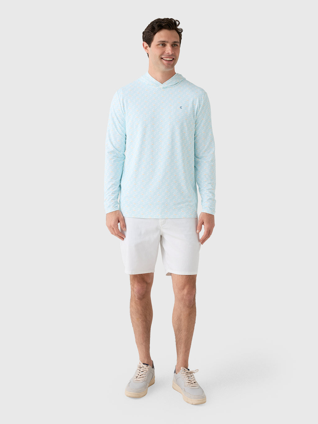 Criquet Men's Hoodie Sun Shirt - Saint Bernard