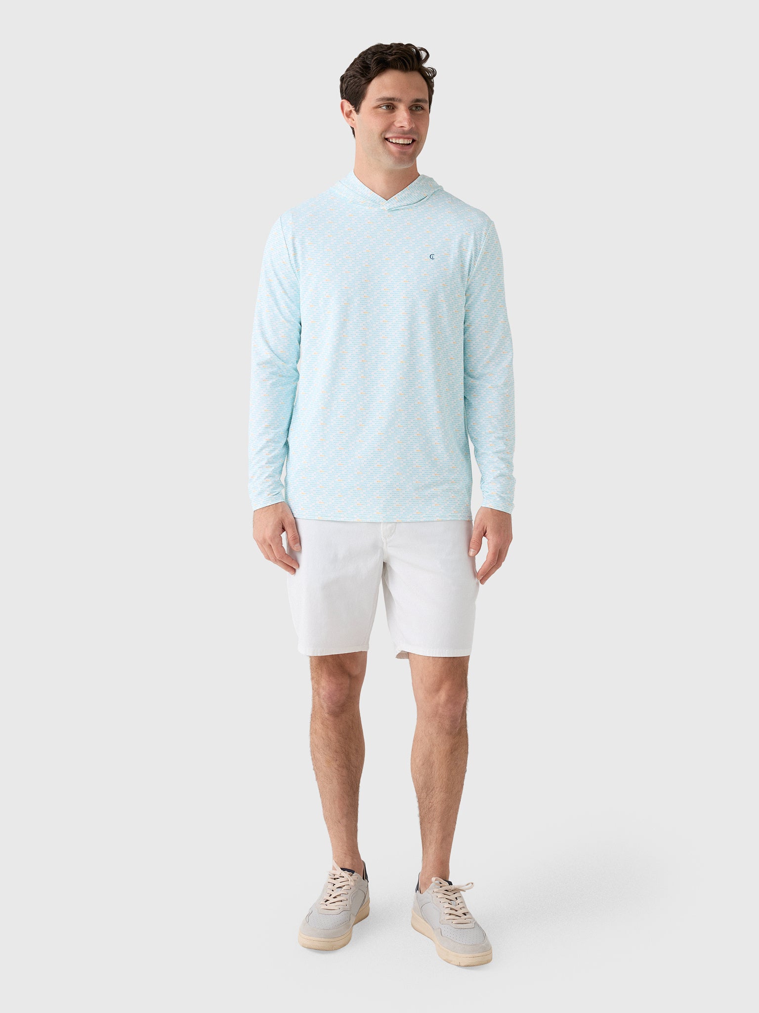 Criquet Men's Hoodie Sun Shirt - Saint Bernard