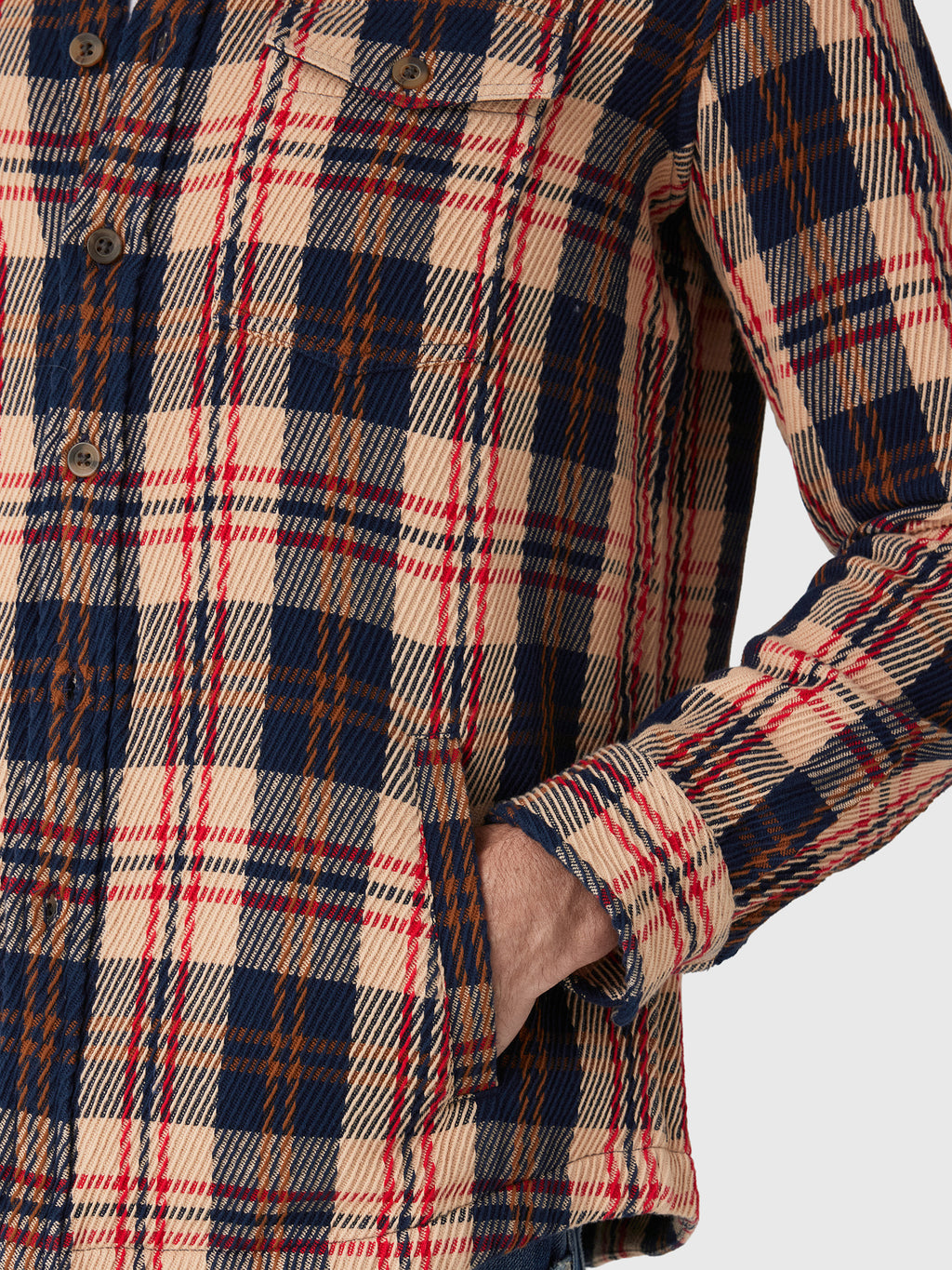 Criquet Men's Heavy Twill Shacket - Saint Bernard