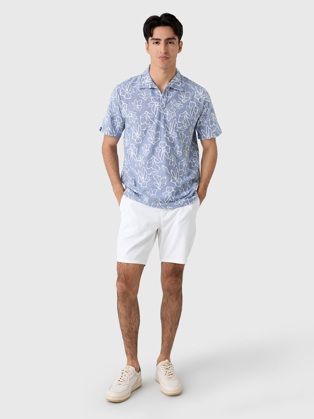 Criquet Men's The Jacquard Monty Polo - Saint Bernard