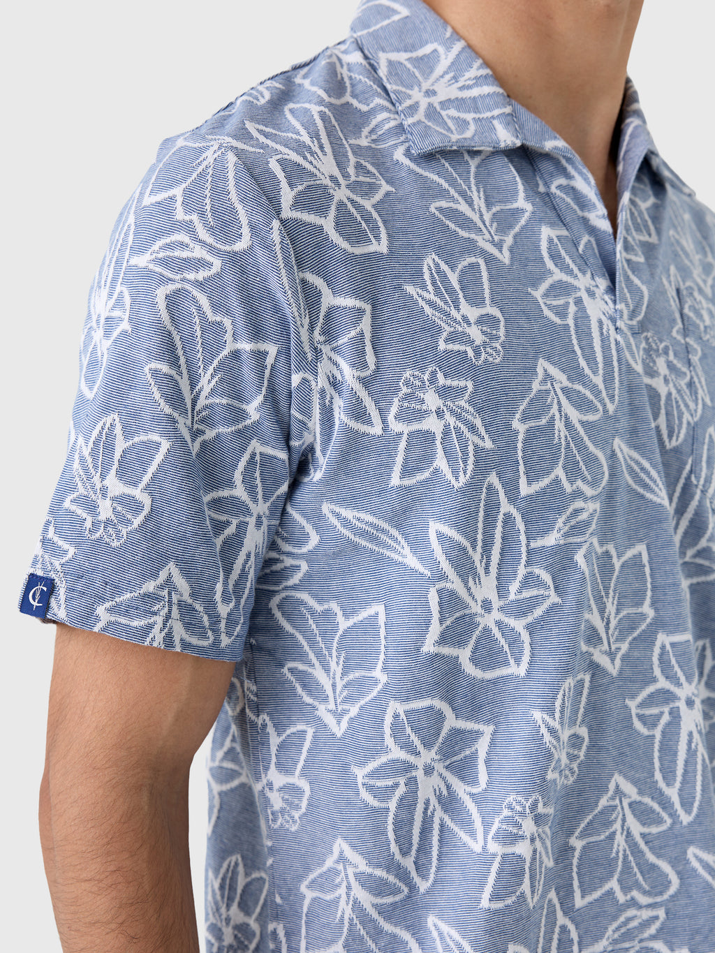 Criquet Men's The Jacquard Monty Polo - Saint Bernard