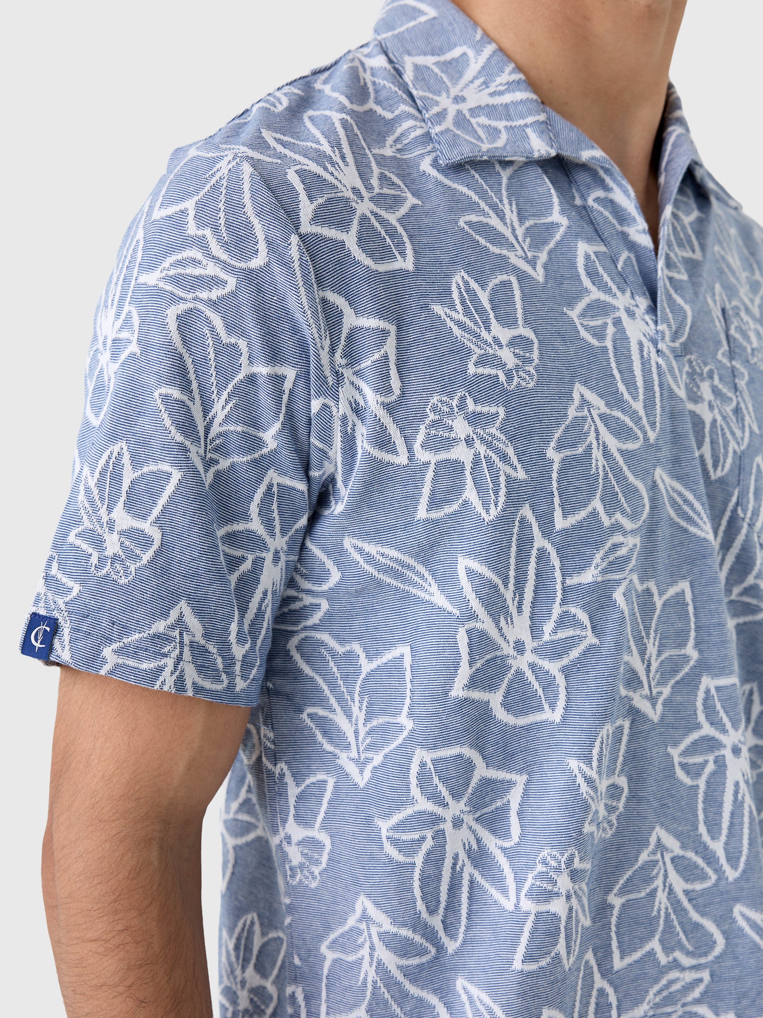 Criquet Men's The Jacquard Monty Polo - Saint Bernard