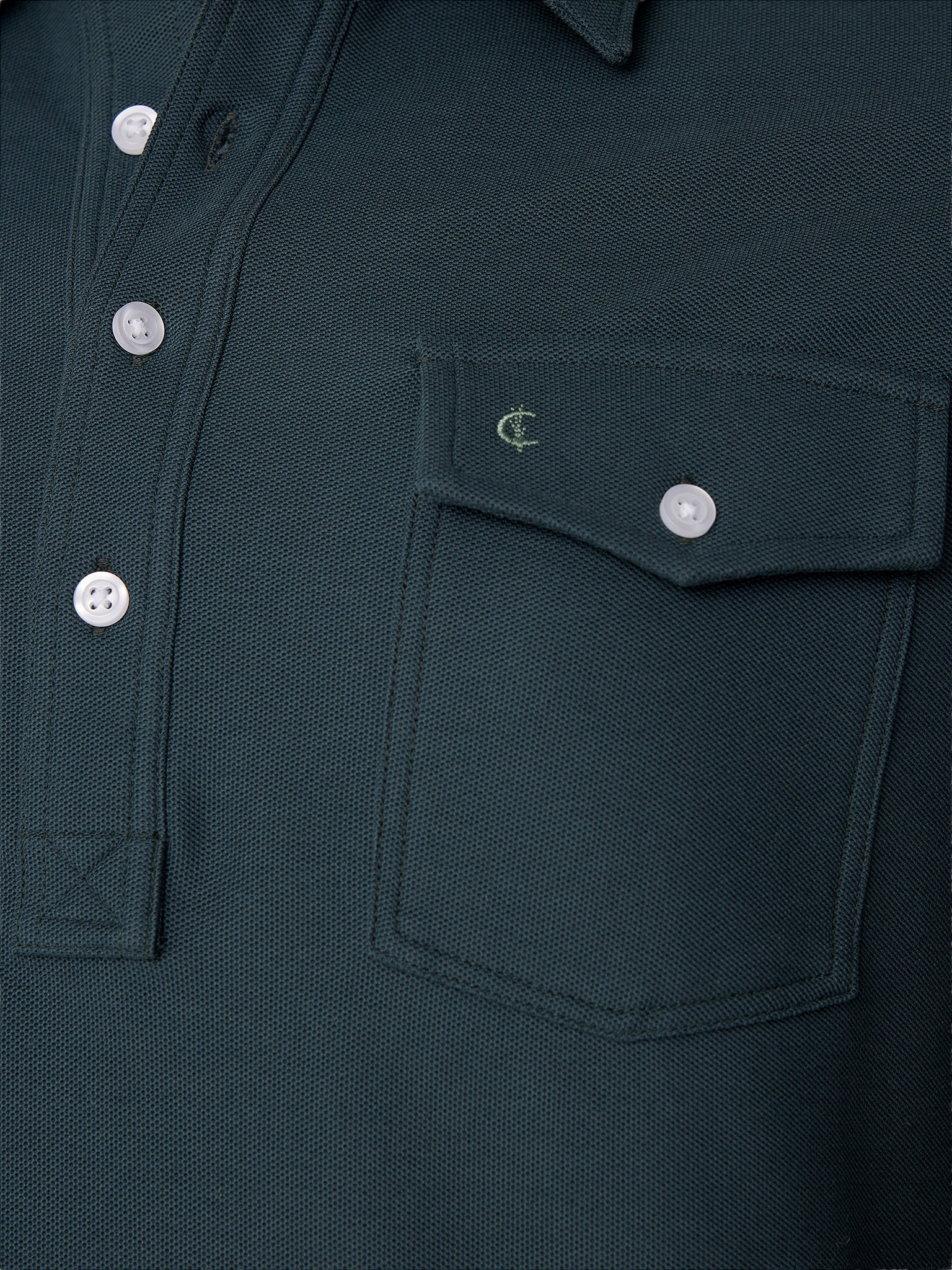 Criquet Men's Long Sleeve Players Polo