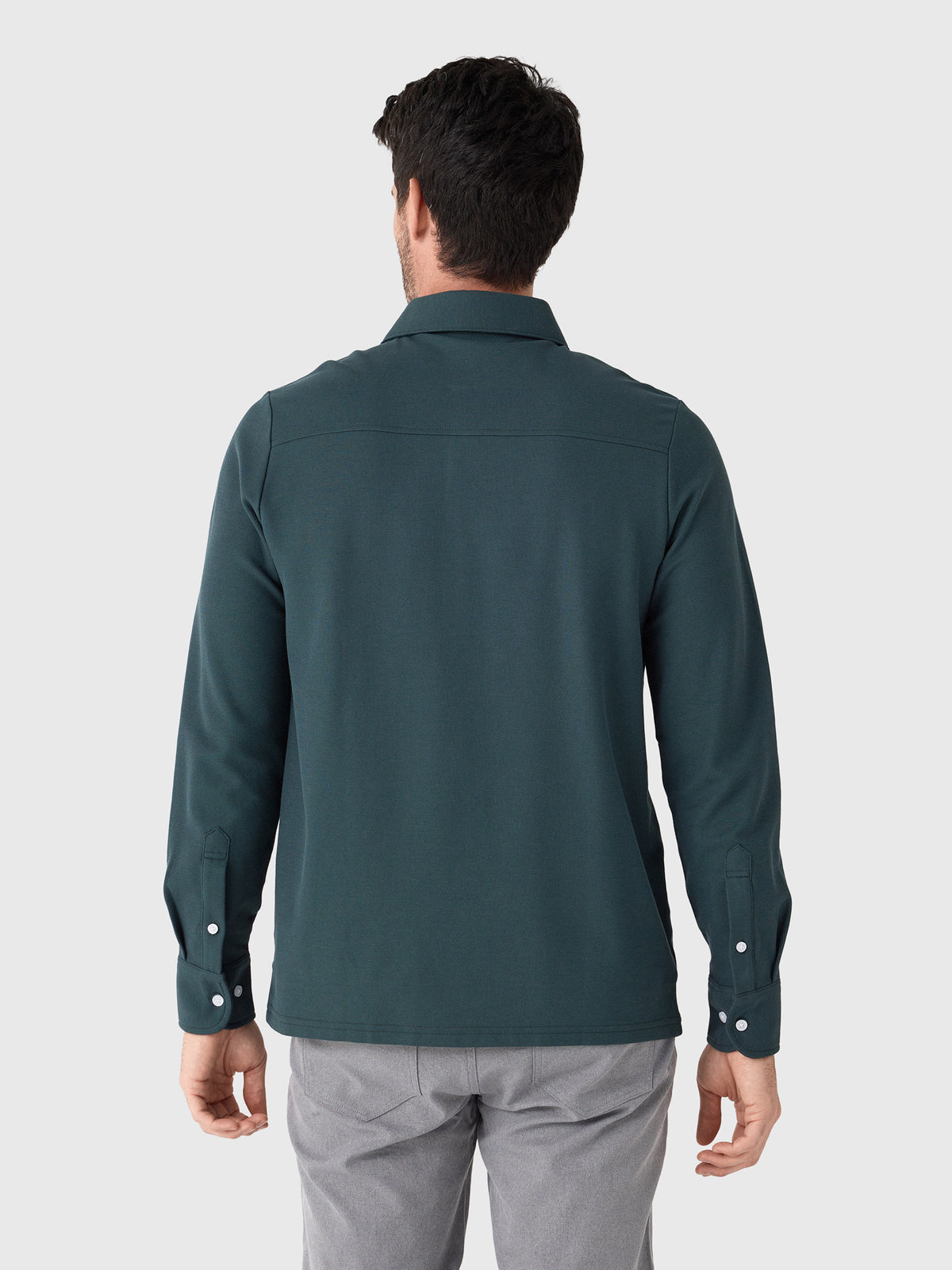 Criquet Men's Long Sleeve Players Polo - Saint Bernard