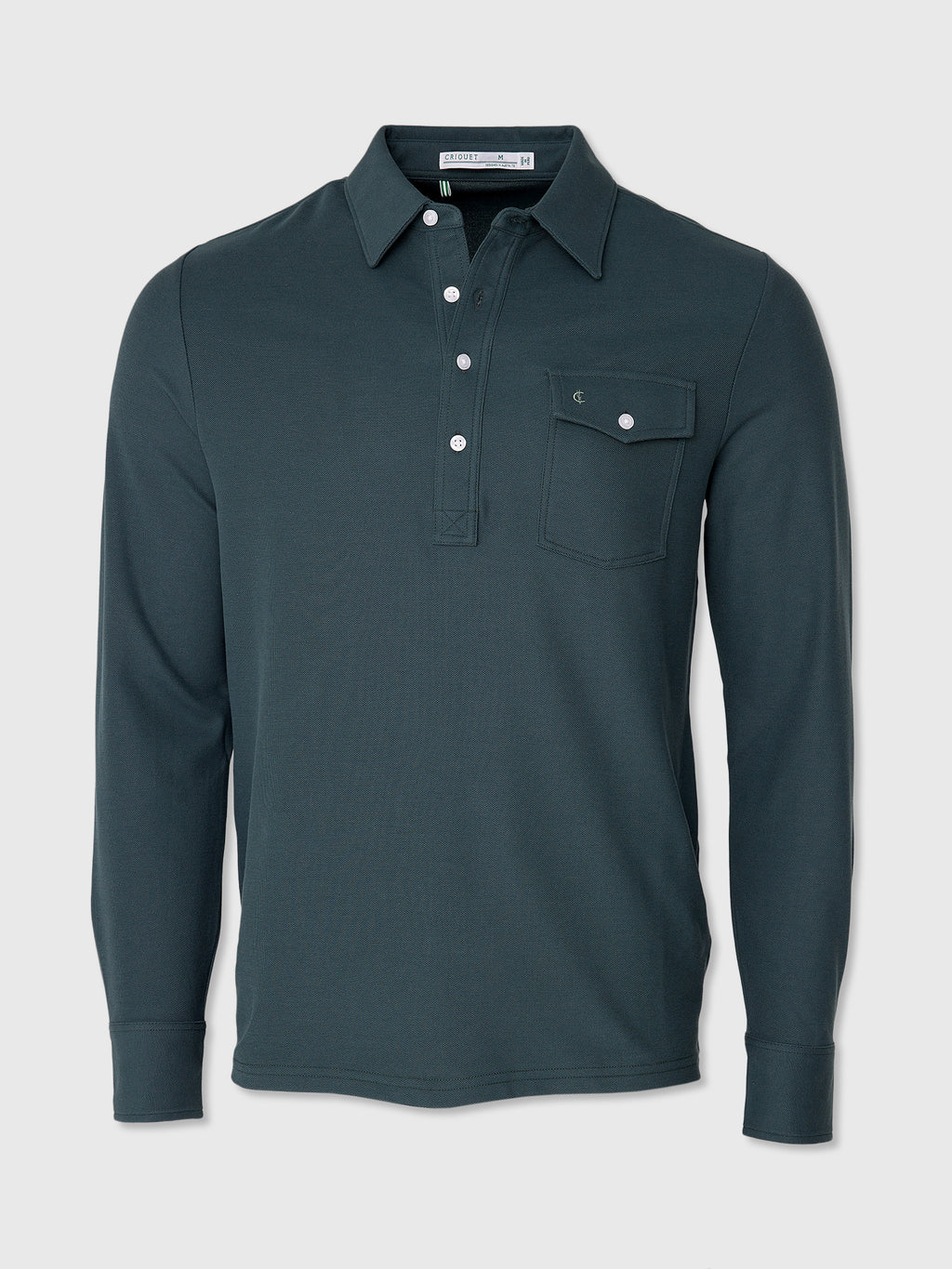 Criquet Men's Long Sleeve Players Polo