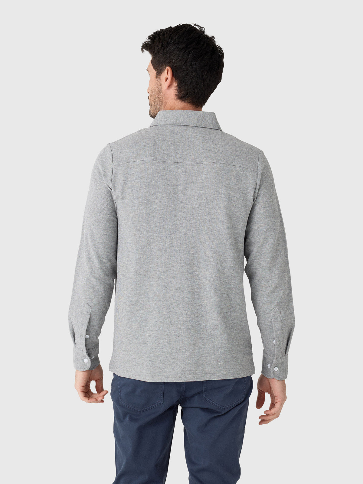 Criquet Men's Long Sleeve Players Polo - Saint Bernard