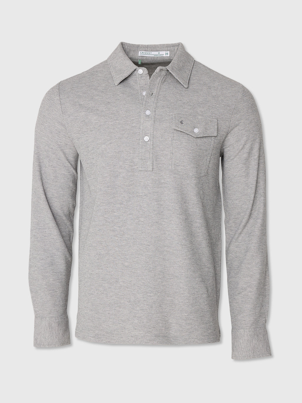 Criquet Men's Long Sleeve Players Polo