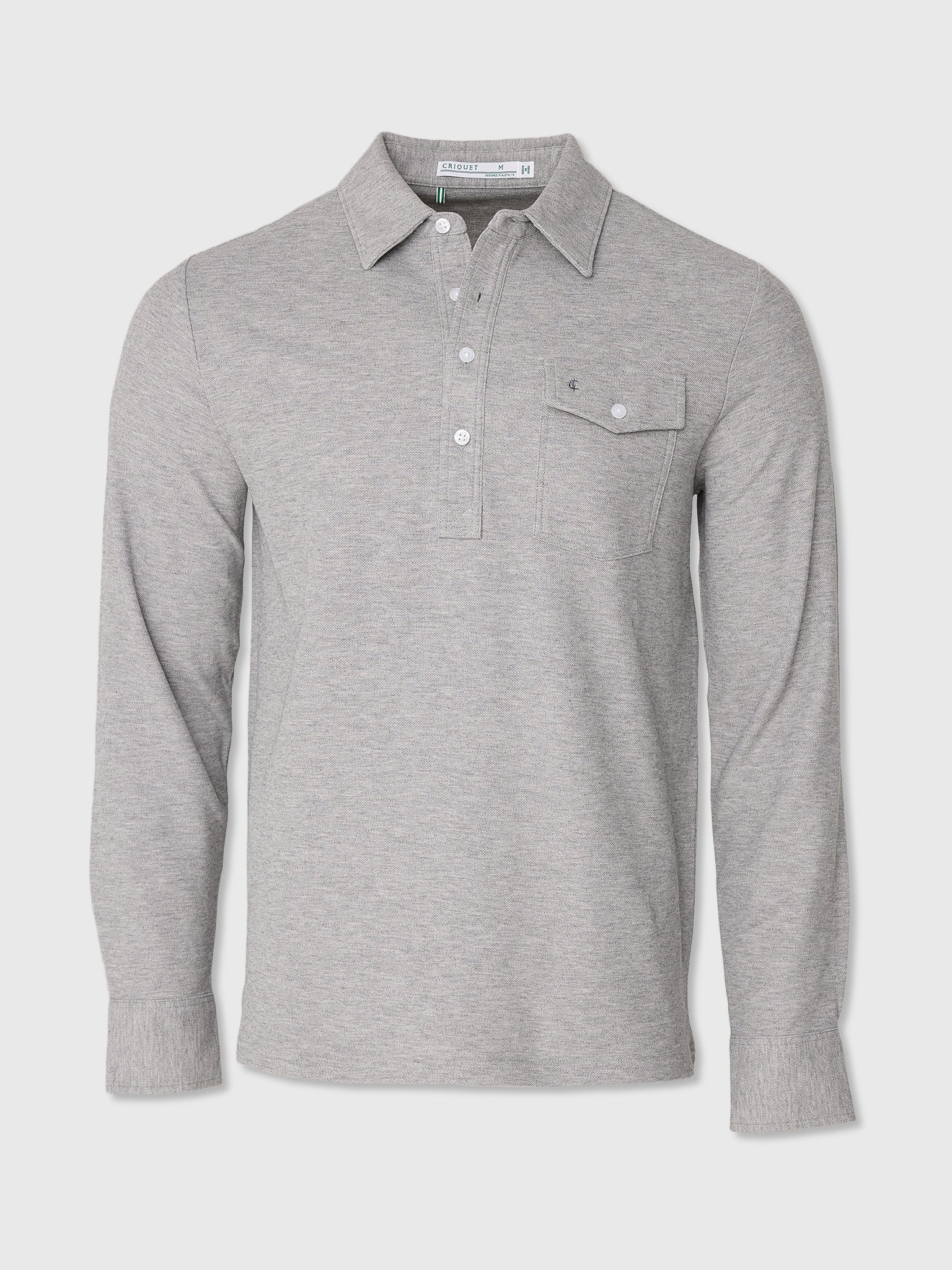 Criquet Men's Long Sleeve Players Polo