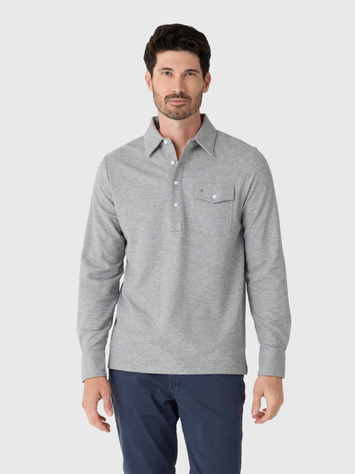 Criquet Men's Long Sleeve Players Polo