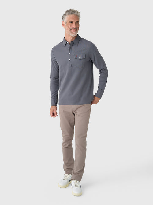 Criquet Men's Long Sleeve Players Polo