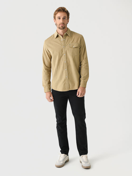 Criquet Men's Corduroy Pearl Snap Shirt