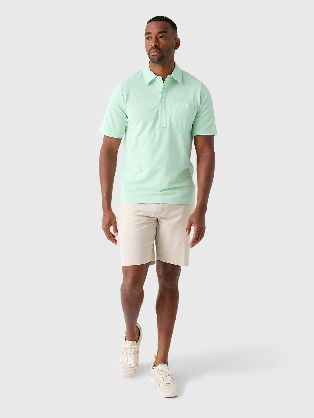 Criquet Men's Oxford Piqué Players Polo - Saint Bernard