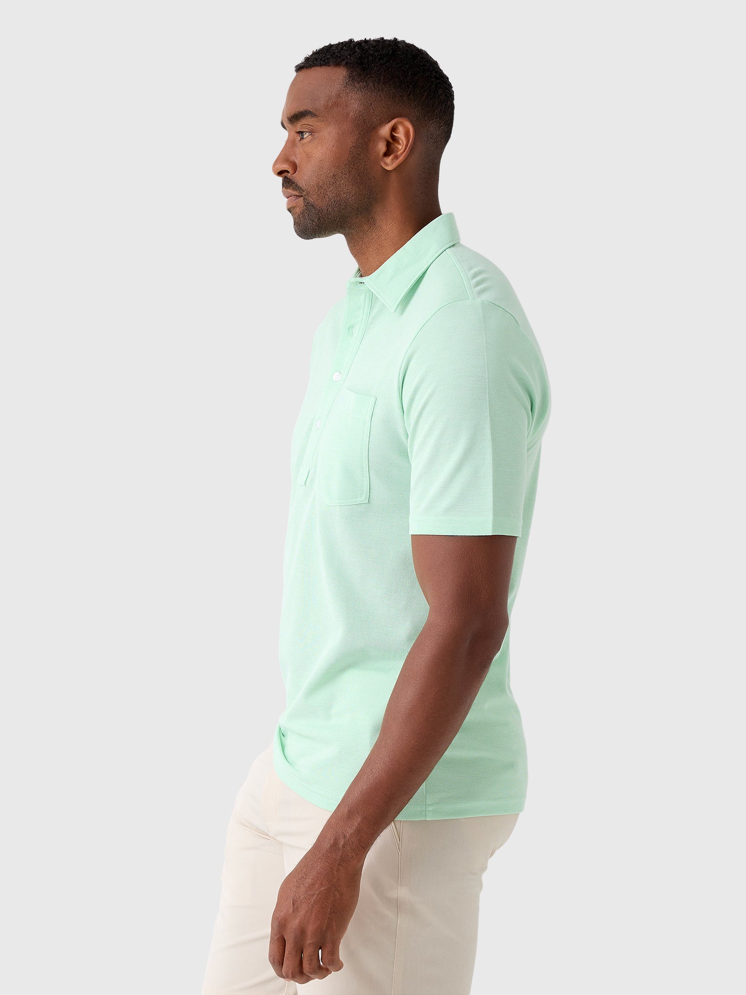 Criquet Men's Oxford Piqué Players Polo - Saint Bernard
