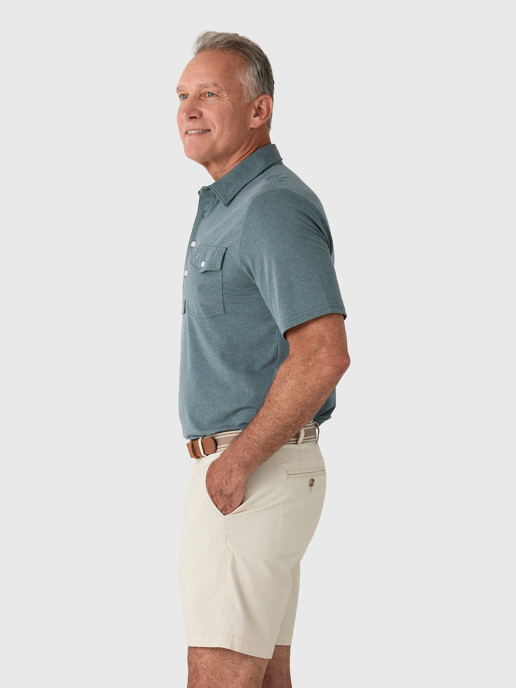 Criquet Men's Performance Players Polo - Saint Bernard