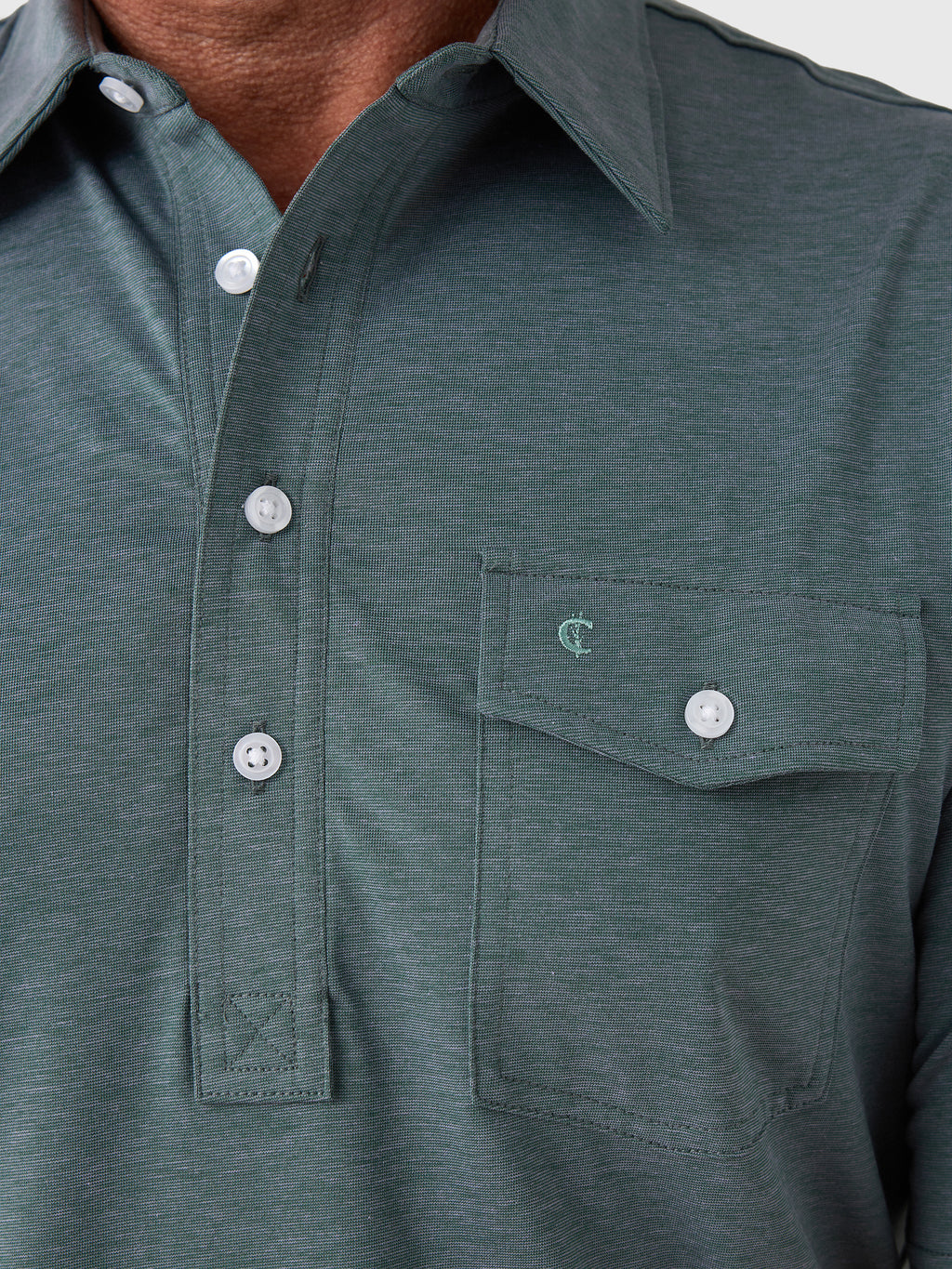 Criquet Men's Performance Players Polo - Saint Bernard