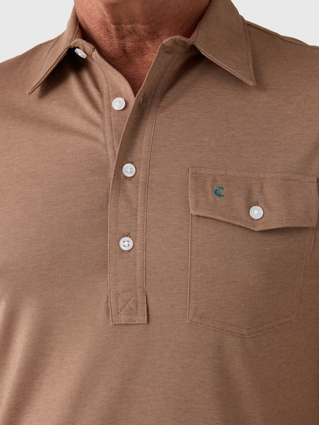 Criquet Men's Performance Players Polo - Saint Bernard