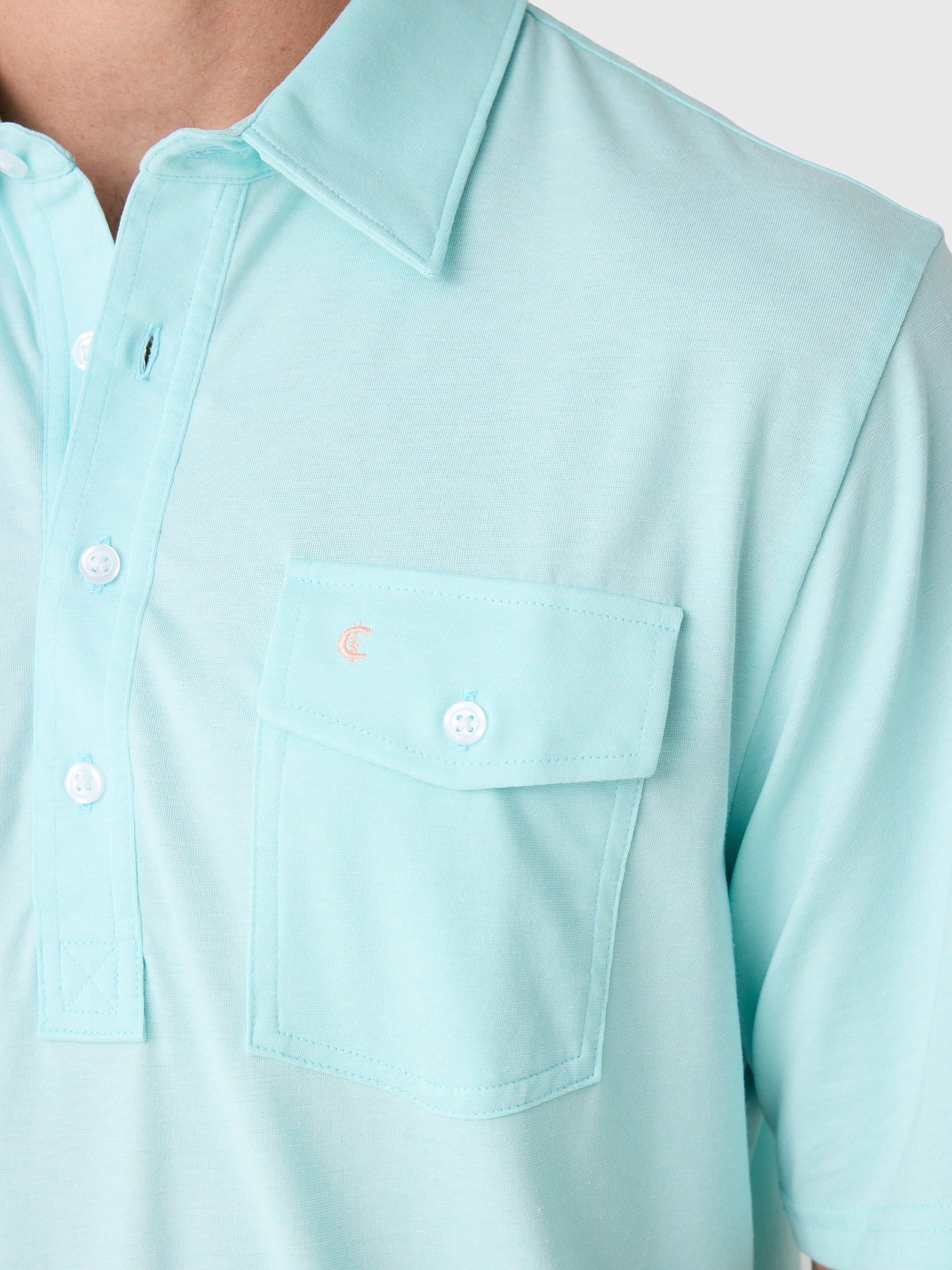 Criquet Men's Performance Players Polo - Saint Bernard