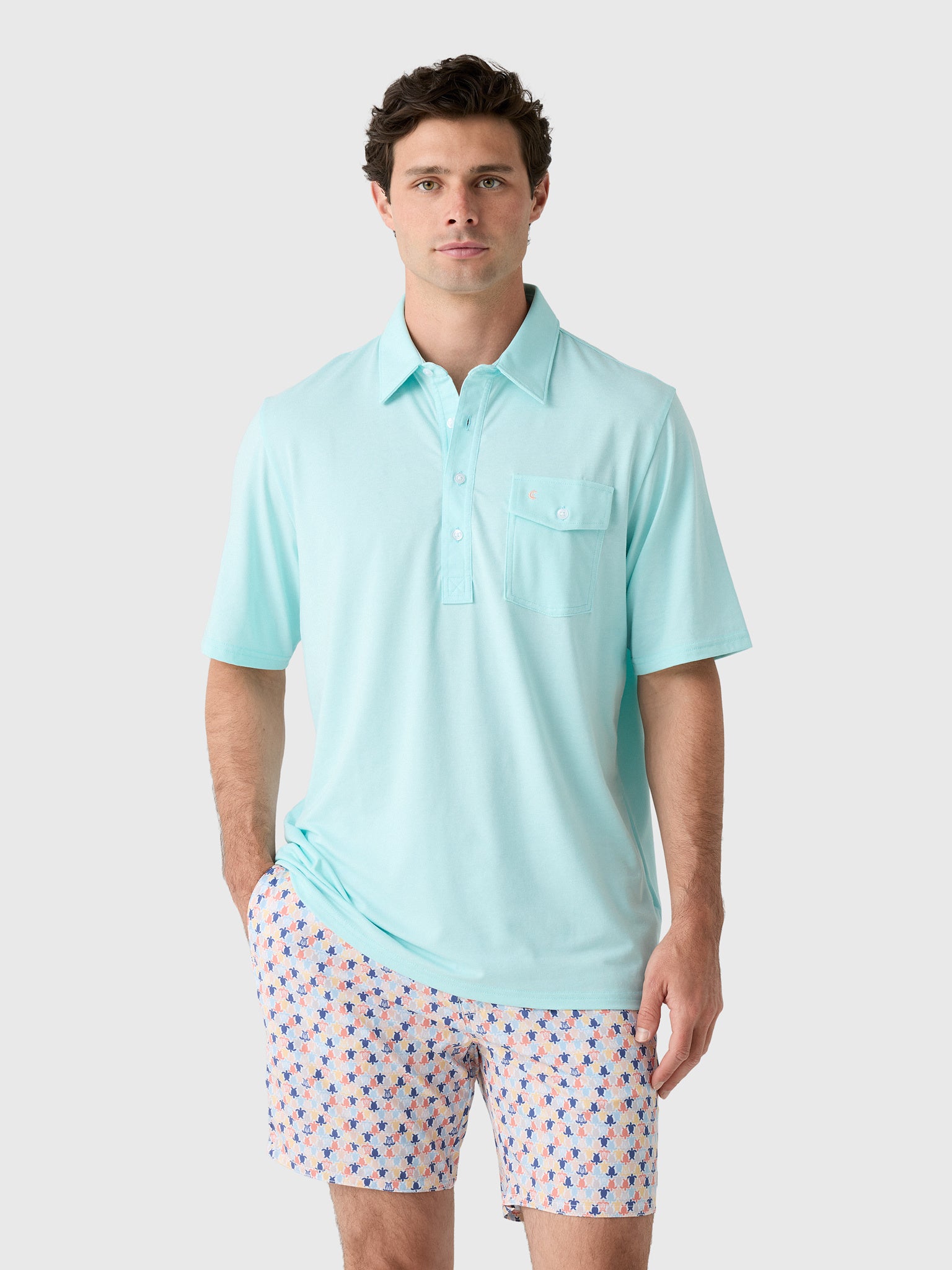 Criquet Men's Performance Players Polo - Saint Bernard