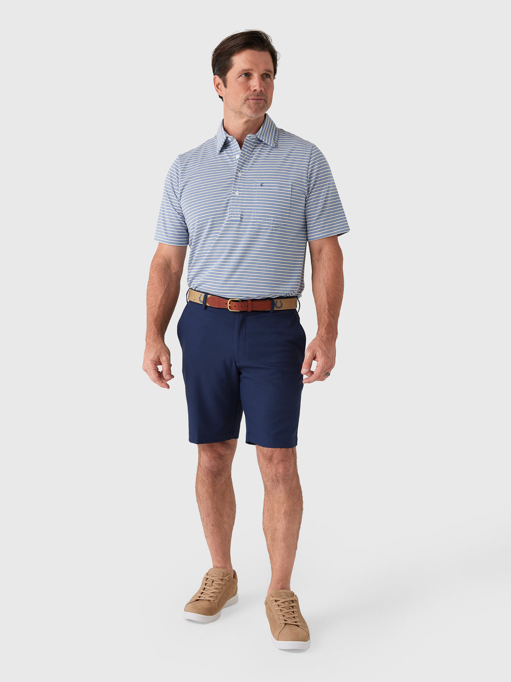 Criquet Men's Performance Players Polo - Saint Bernard