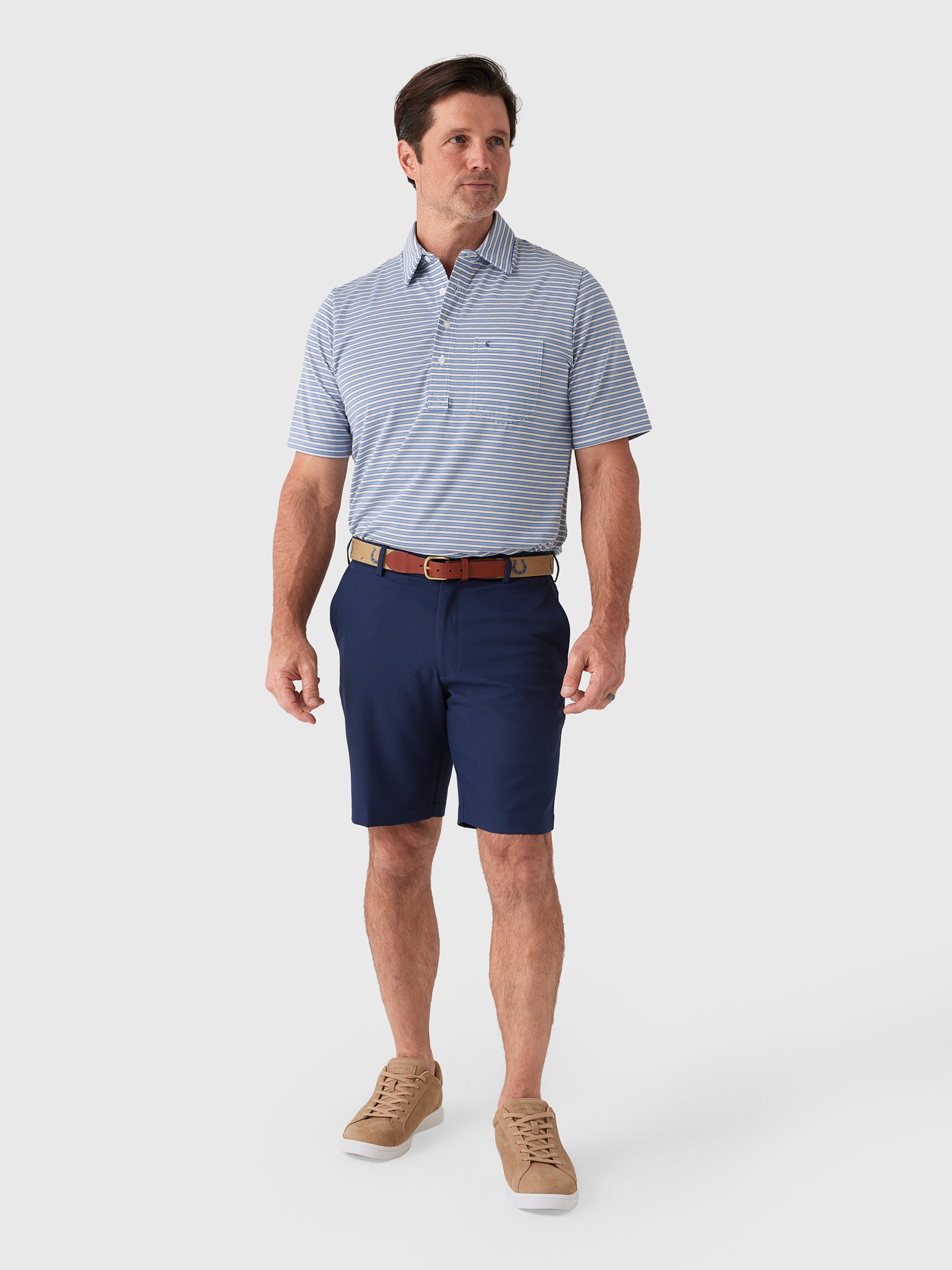 Criquet Men's Performance Players Polo - Saint Bernard