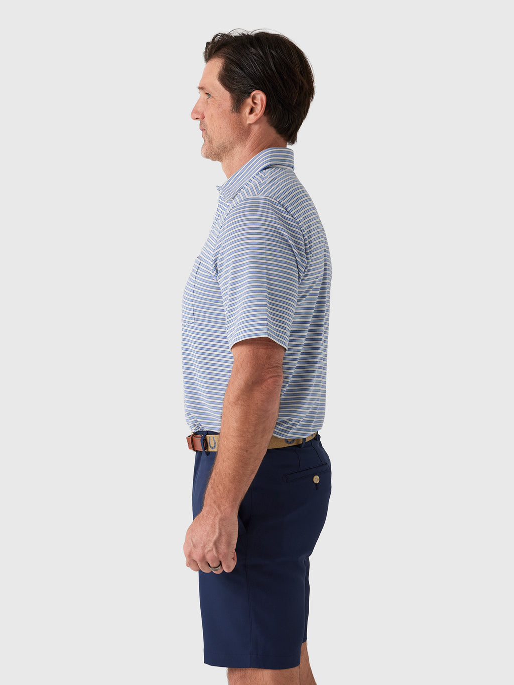 Criquet Men's Performance Players Polo - Saint Bernard