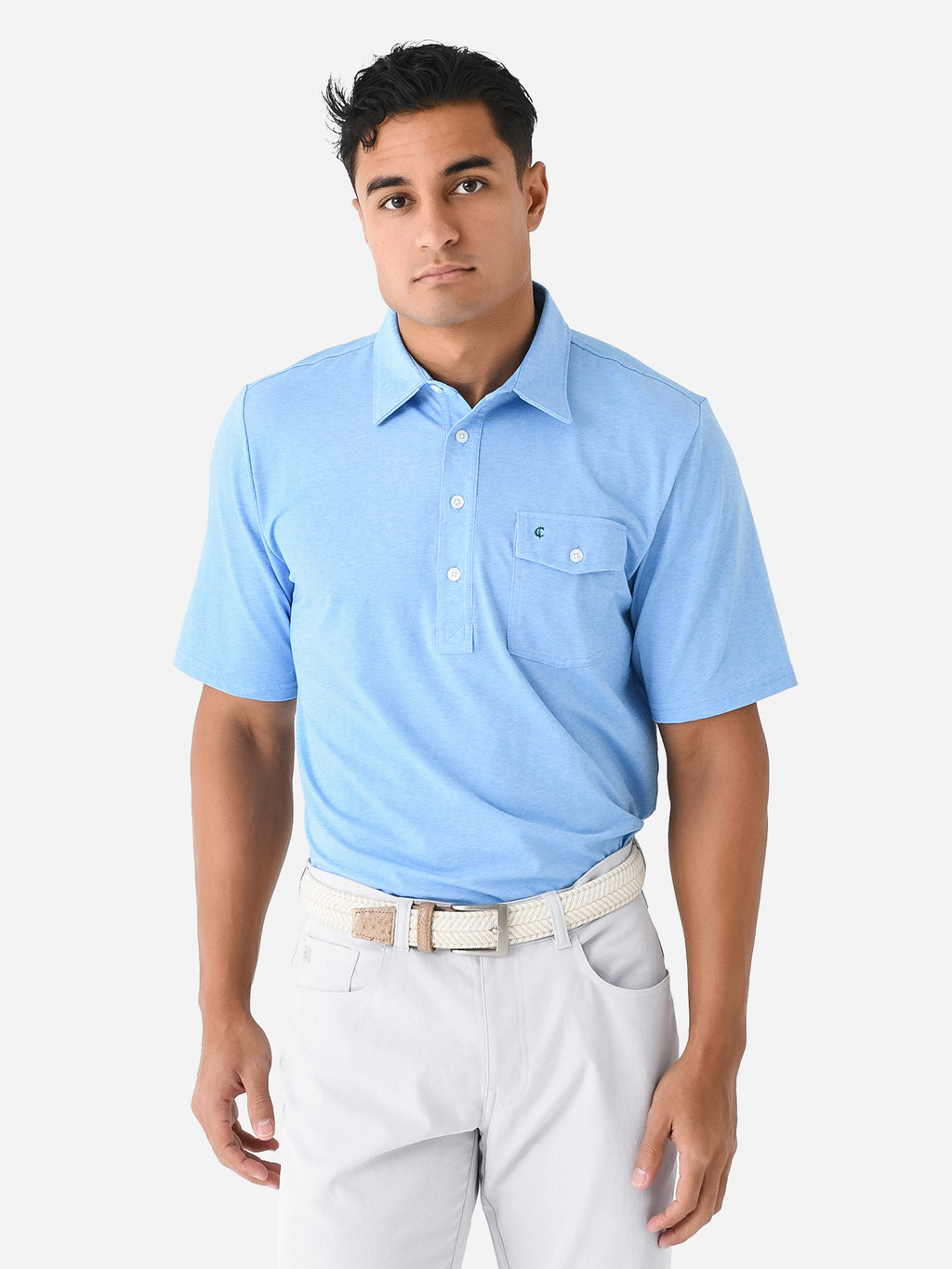 Criquet Men's Performance Players Polo - Saint Bernard