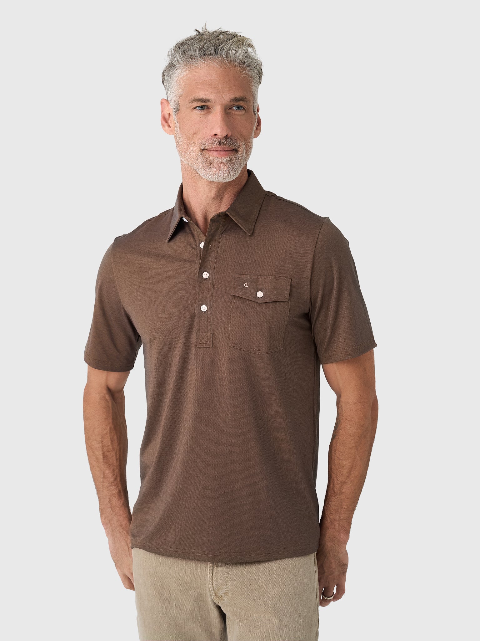 Criquet Men's Performance Players Polo - Saint Bernard