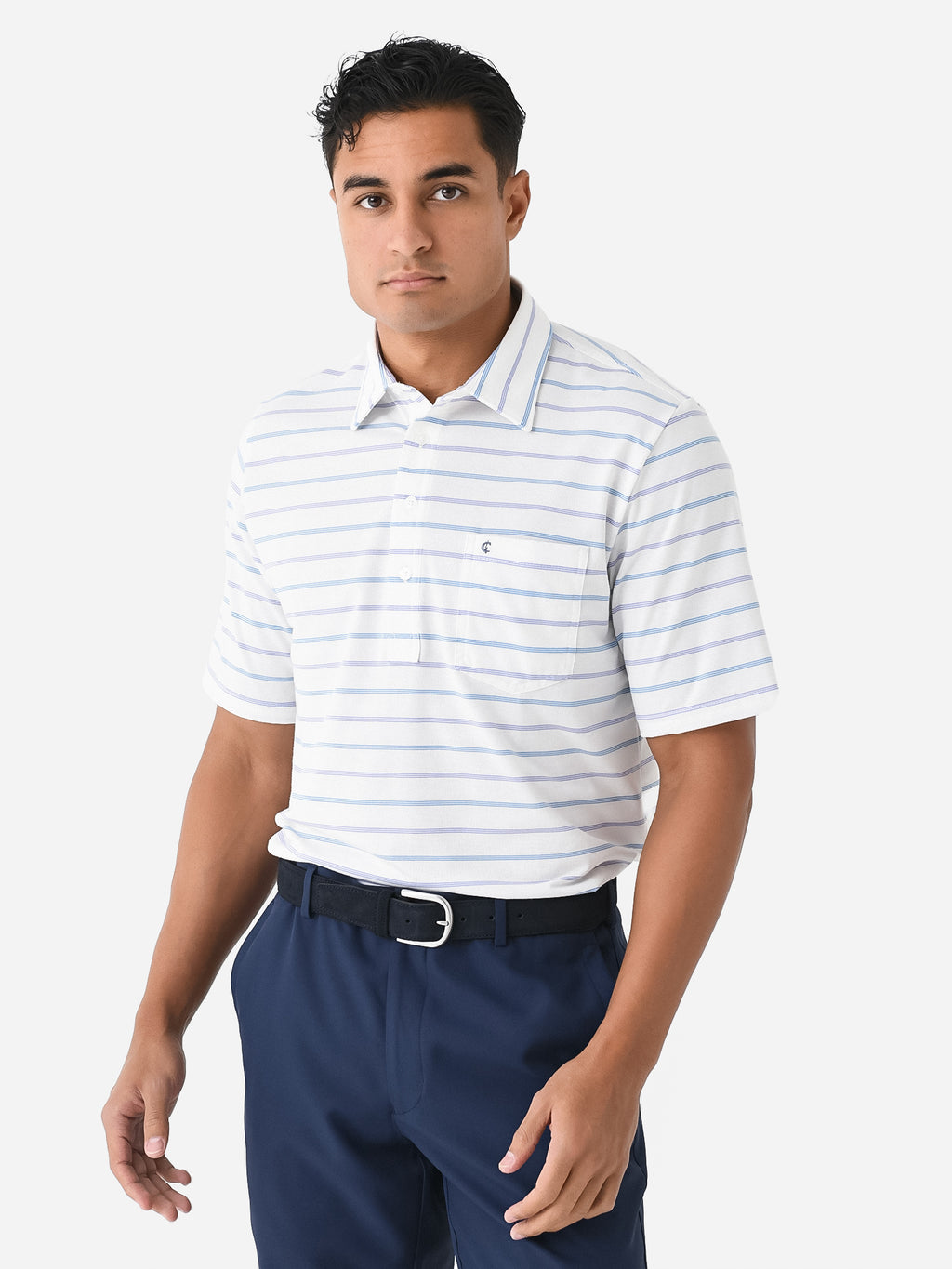 Criquet Men's Performance Players Polo - Saint Bernard