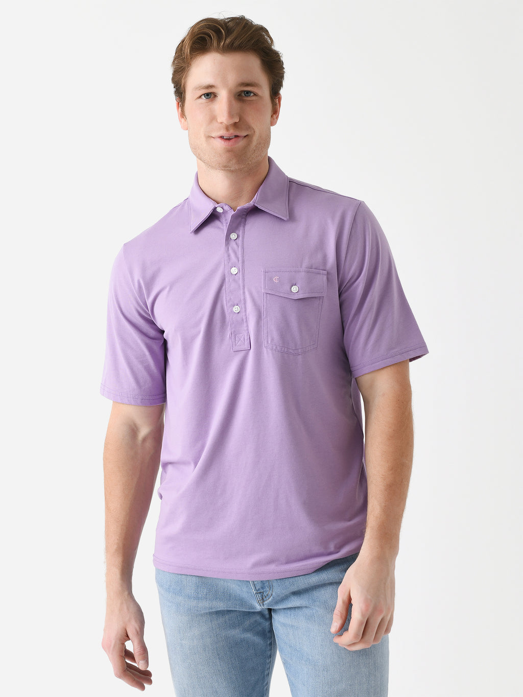 Criquet Men's Performance Players Polo - Saint Bernard