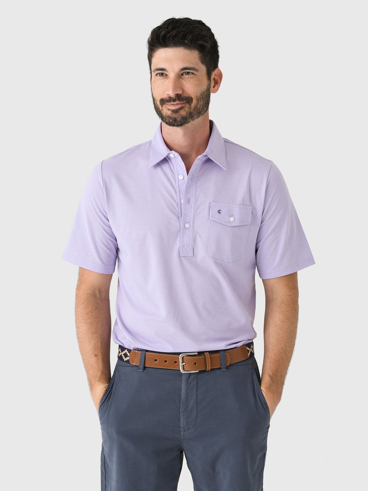 Criquet Men's Performance Sport Players Polo - Saint Bernard