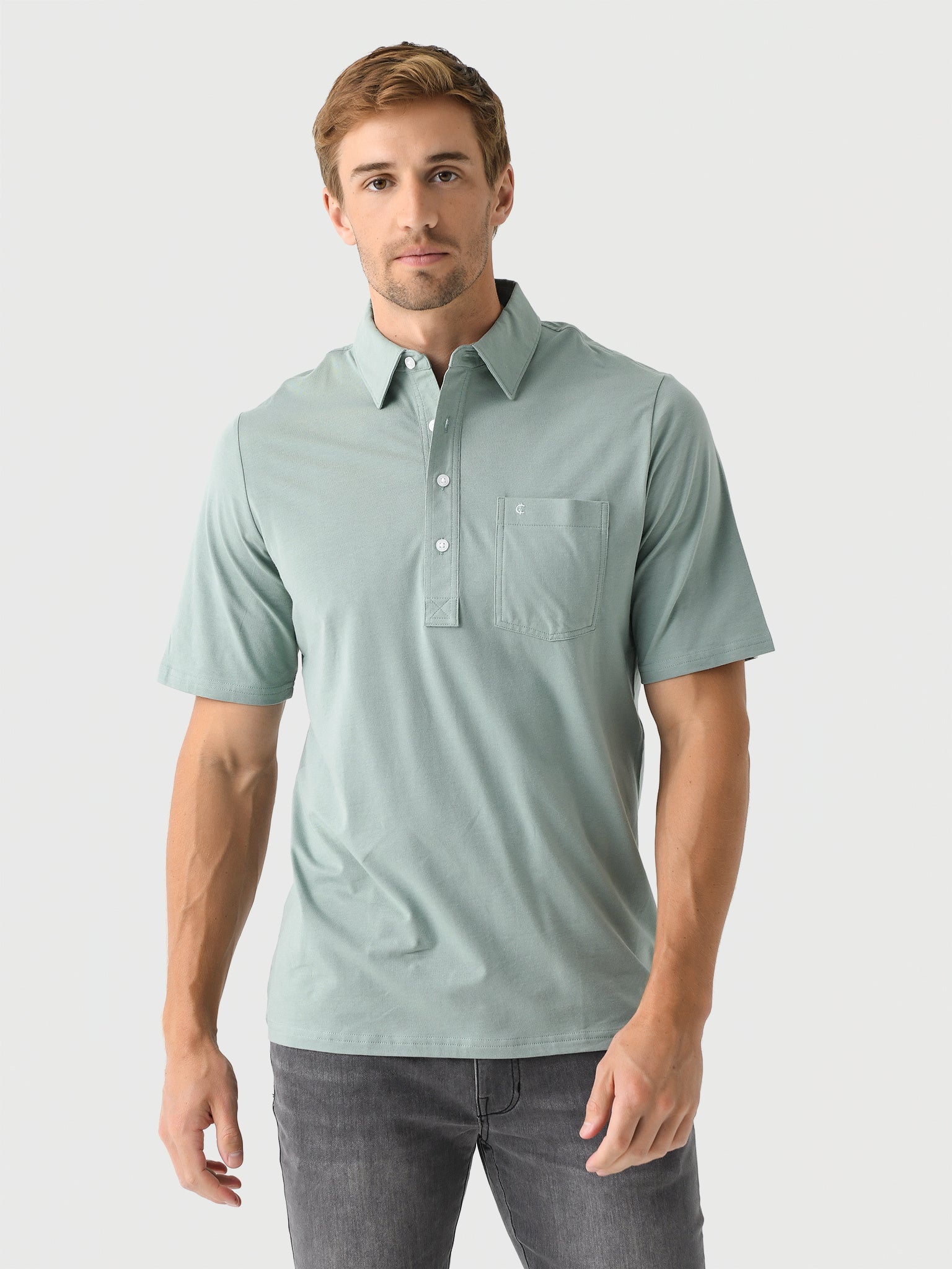 Criquet Men's Top Shelf Players Polo - Saint Bernard