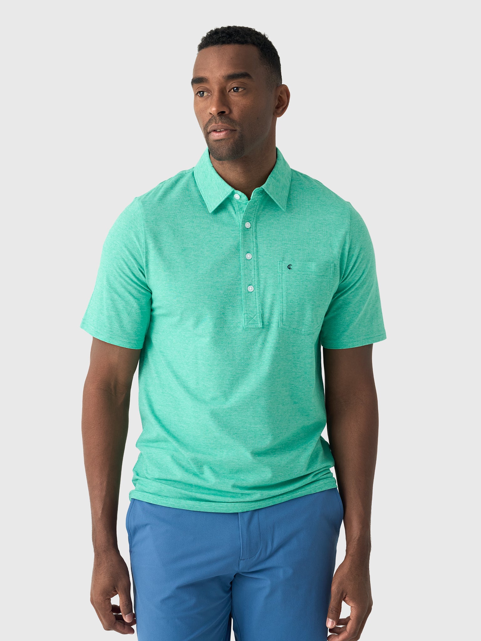 Criquet Men's Top Shelf Players Polo - Saint Bernard