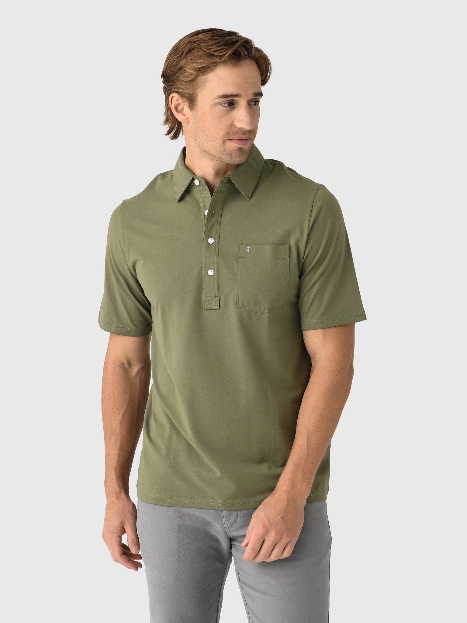 Criquet Men's Top Shelf Players Polo - Saint Bernard