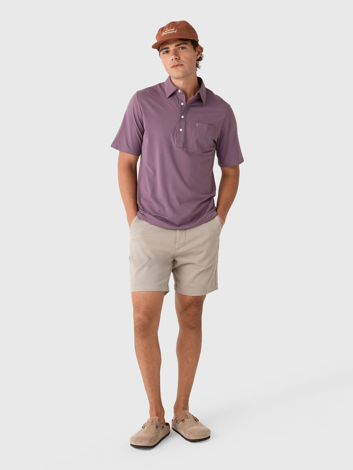 Criquet Men's Top Shelf Players Polo - Saint Bernard