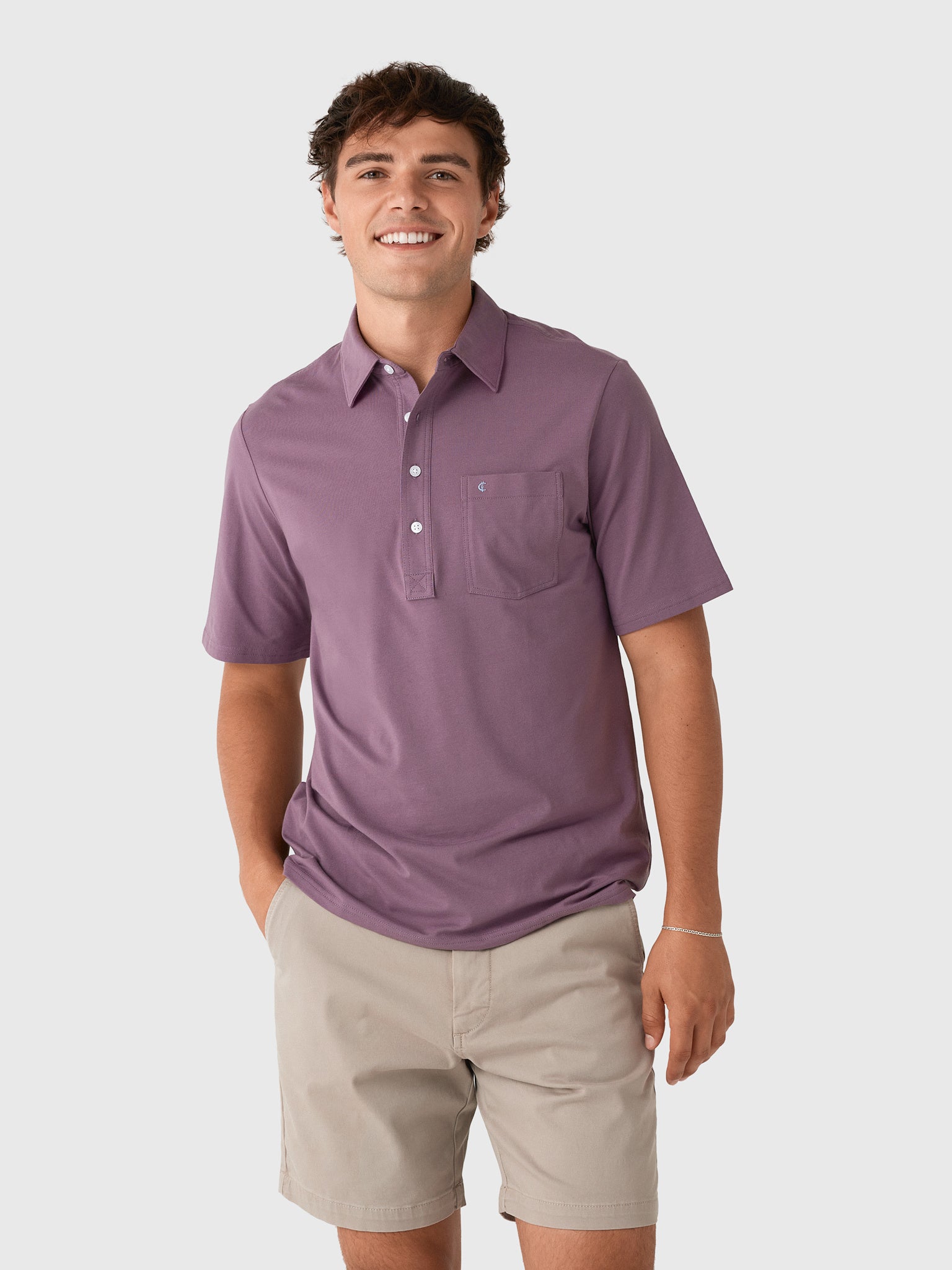 Criquet Men's Top Shelf Players Polo - Saint Bernard