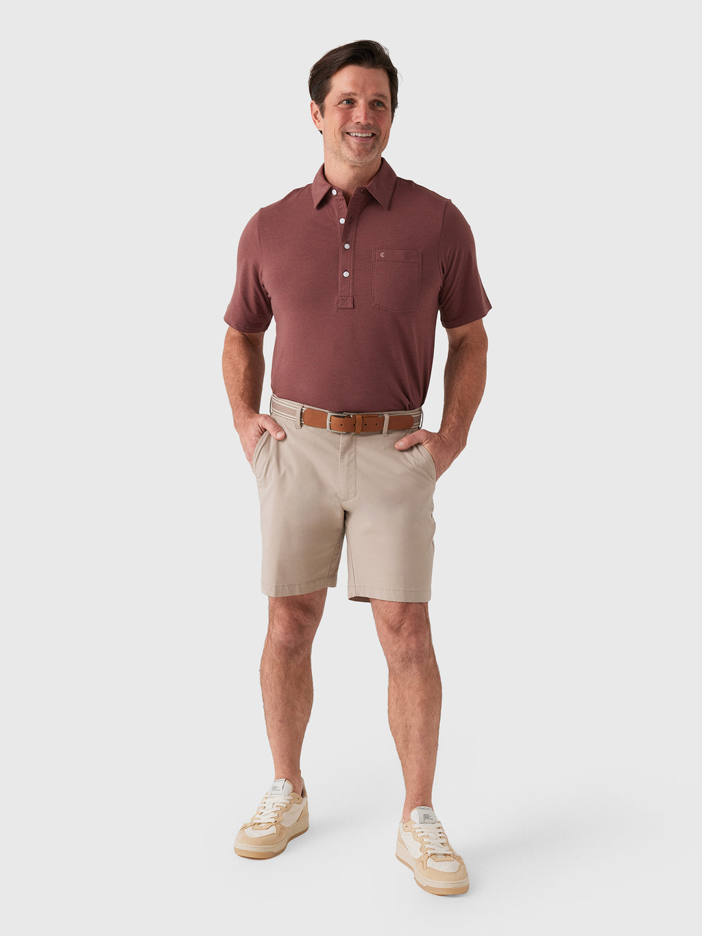 Criquet Men's Top Shelf Players Polo - Saint Bernard