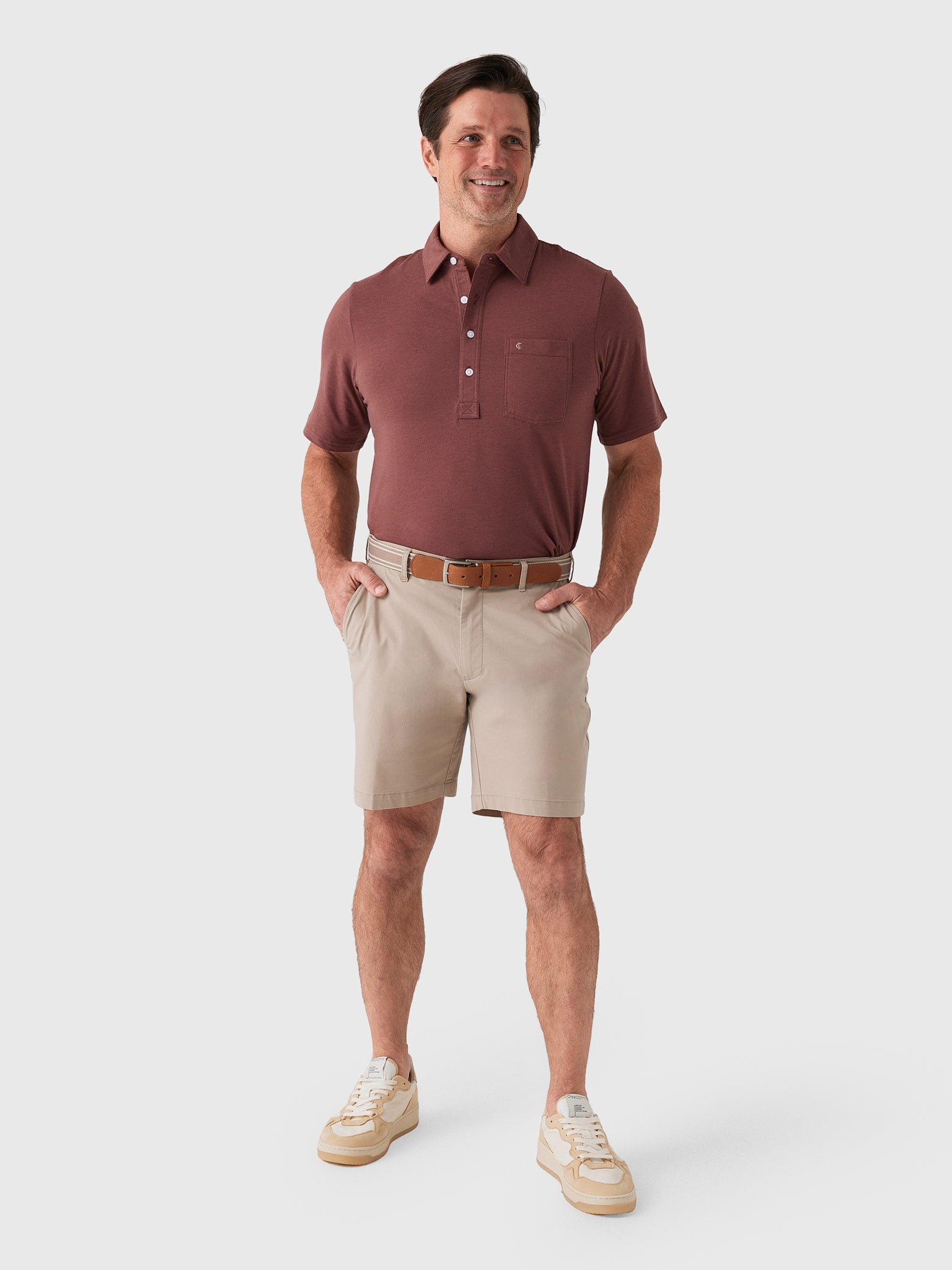 Criquet Men's Top Shelf Players Polo - Saint Bernard