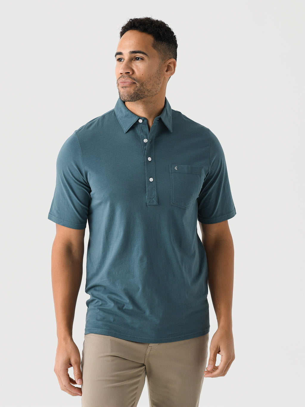 Criquet Men's Top Shelf Players Polo - Saint Bernard