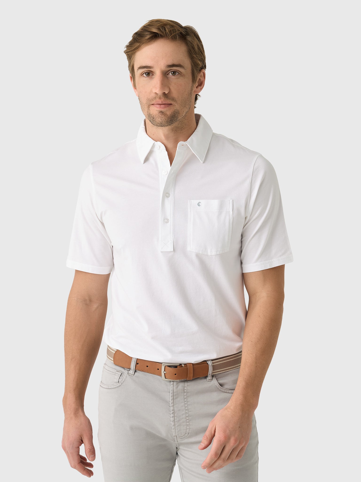Criquet Men's Top Shelf Players Polo - Saint Bernard