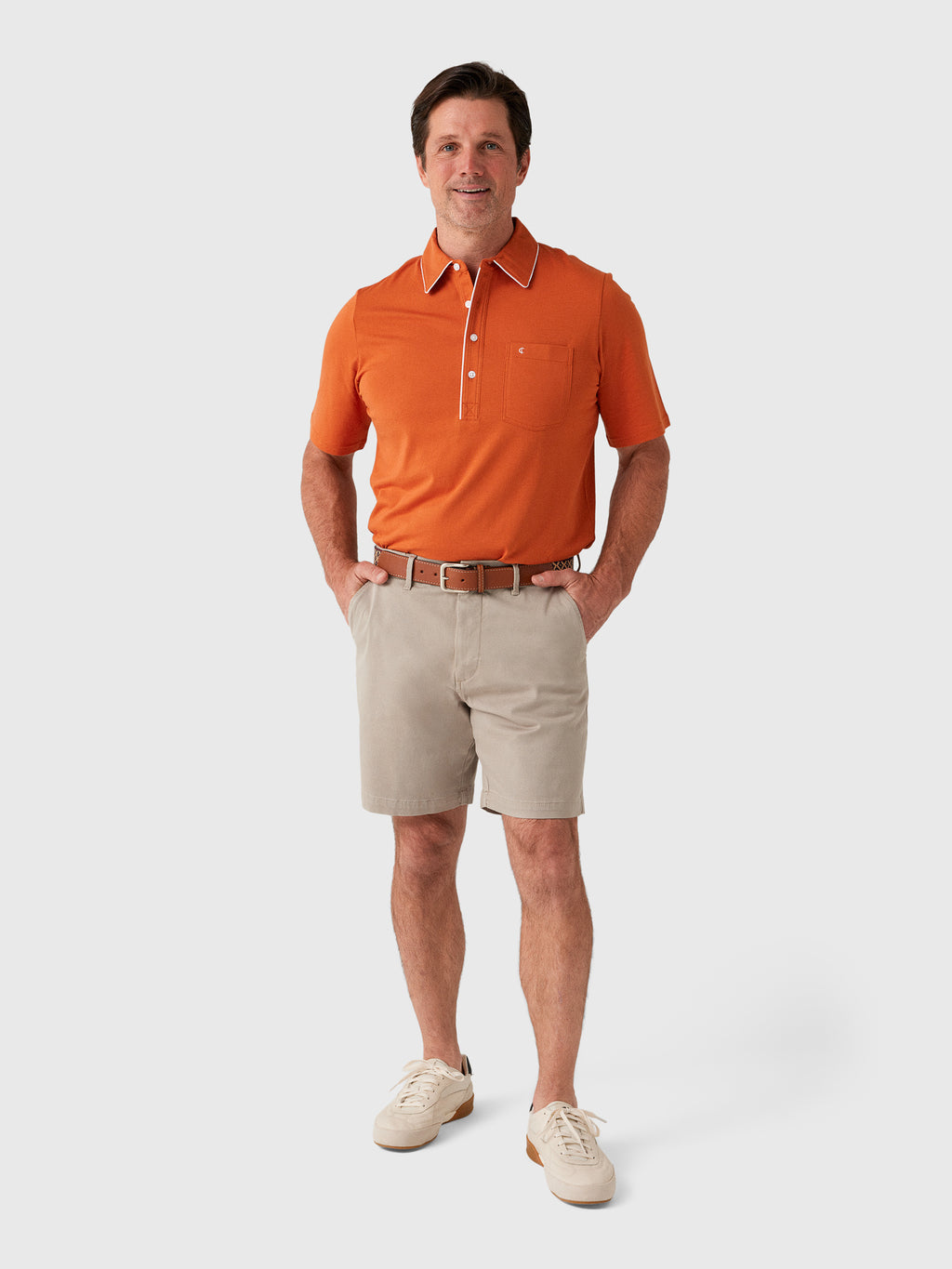 Criquet Men's Throwback Players Polo