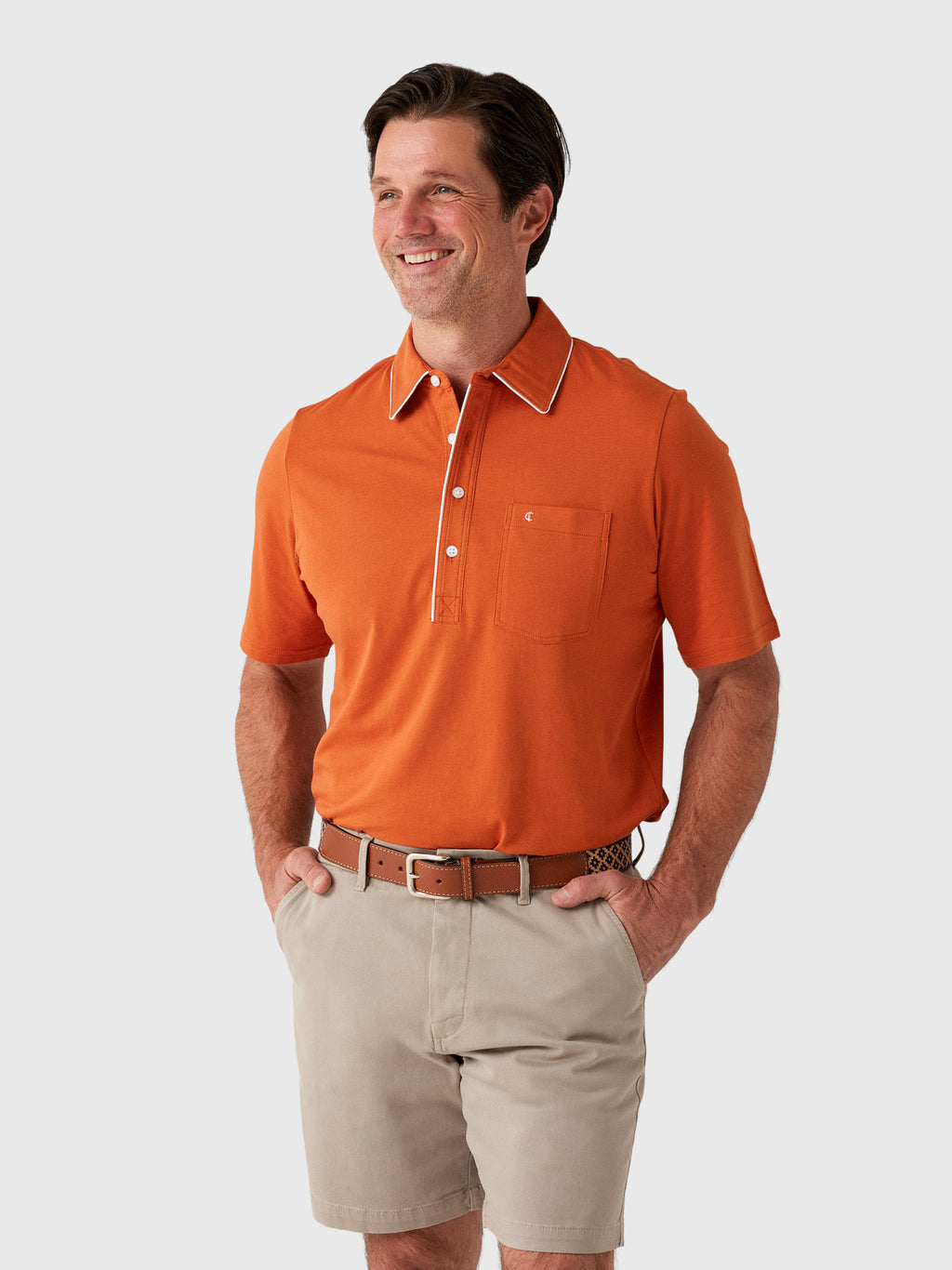 Criquet Men's Throwback Players Polo
