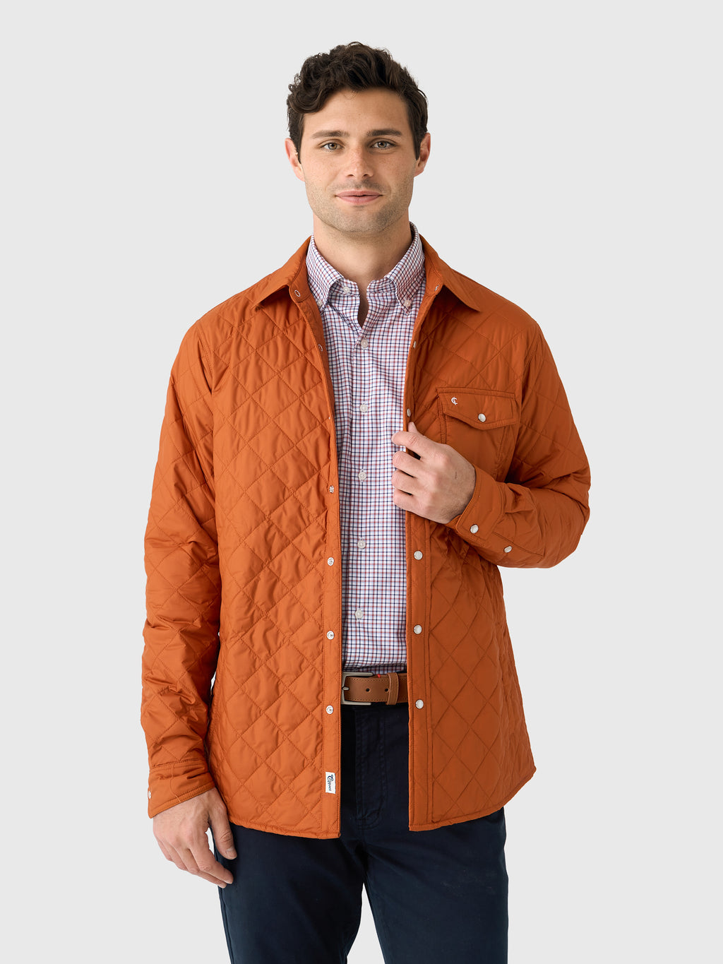 Criquet Men's Quilted Shacket - Saint Bernard