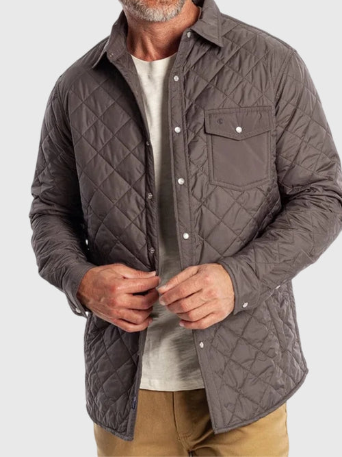 Criquet Men's Quilted Shacket - Saint Bernard