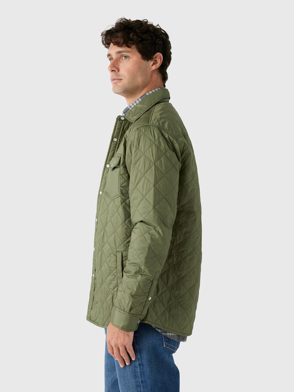 Criquet Men's Quilted Shacket - Saint Bernard