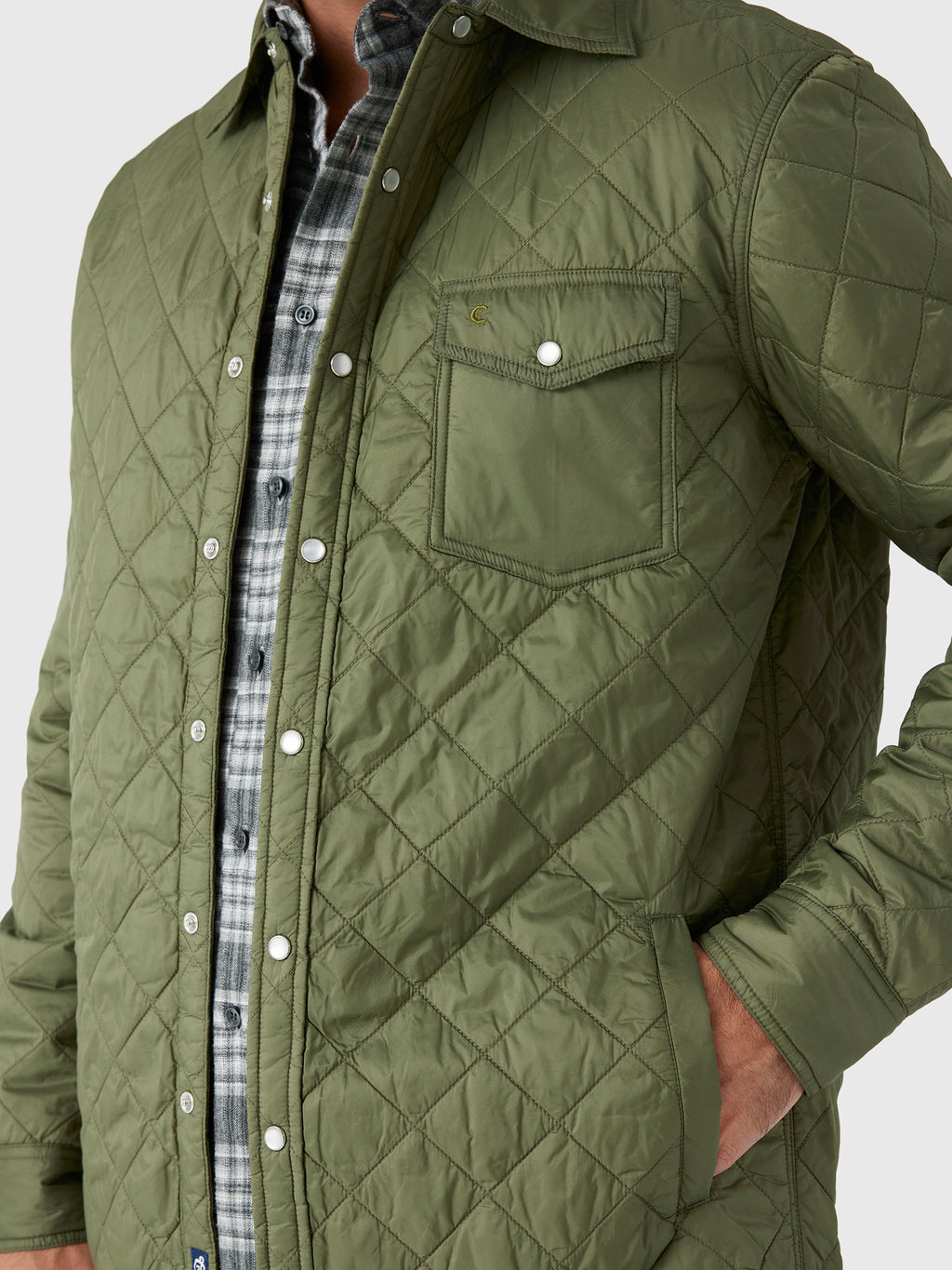 Criquet Men's Quilted Shacket - Saint Bernard