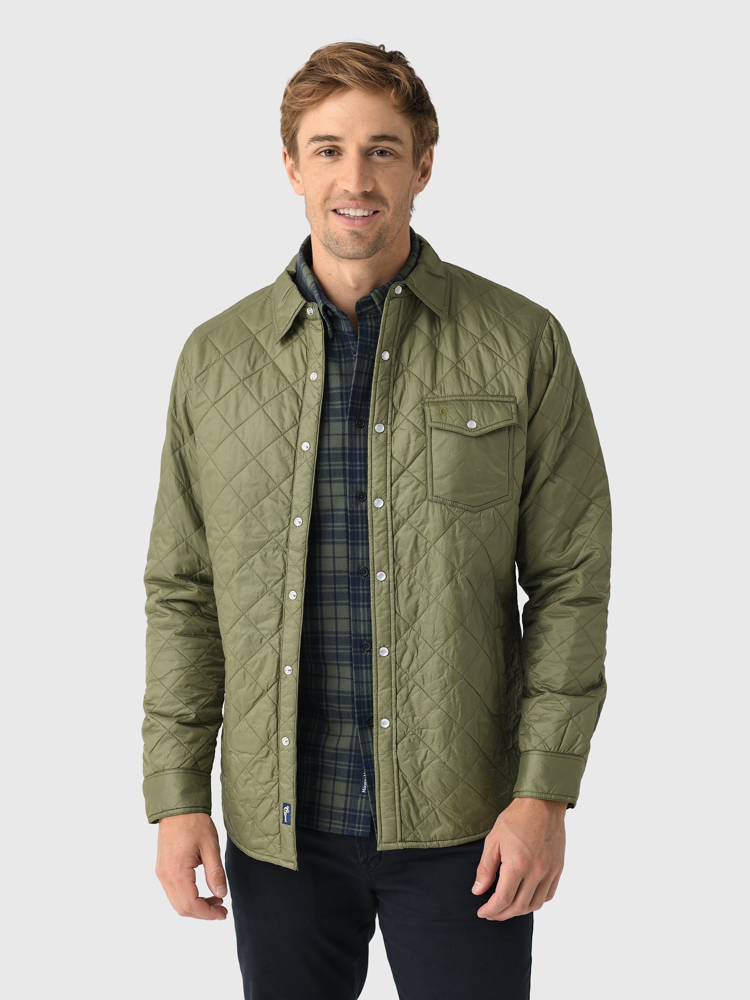 Criquet Men's Quilted Shacket - Saint Bernard