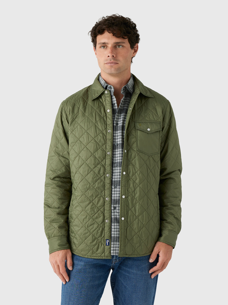 Criquet Men's Quilted Shacket - Saint Bernard