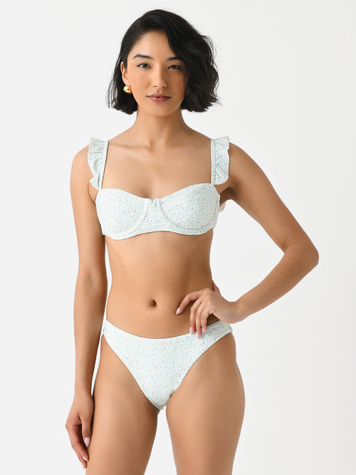 Minnow Women's Ruffle Strap Bikini Top